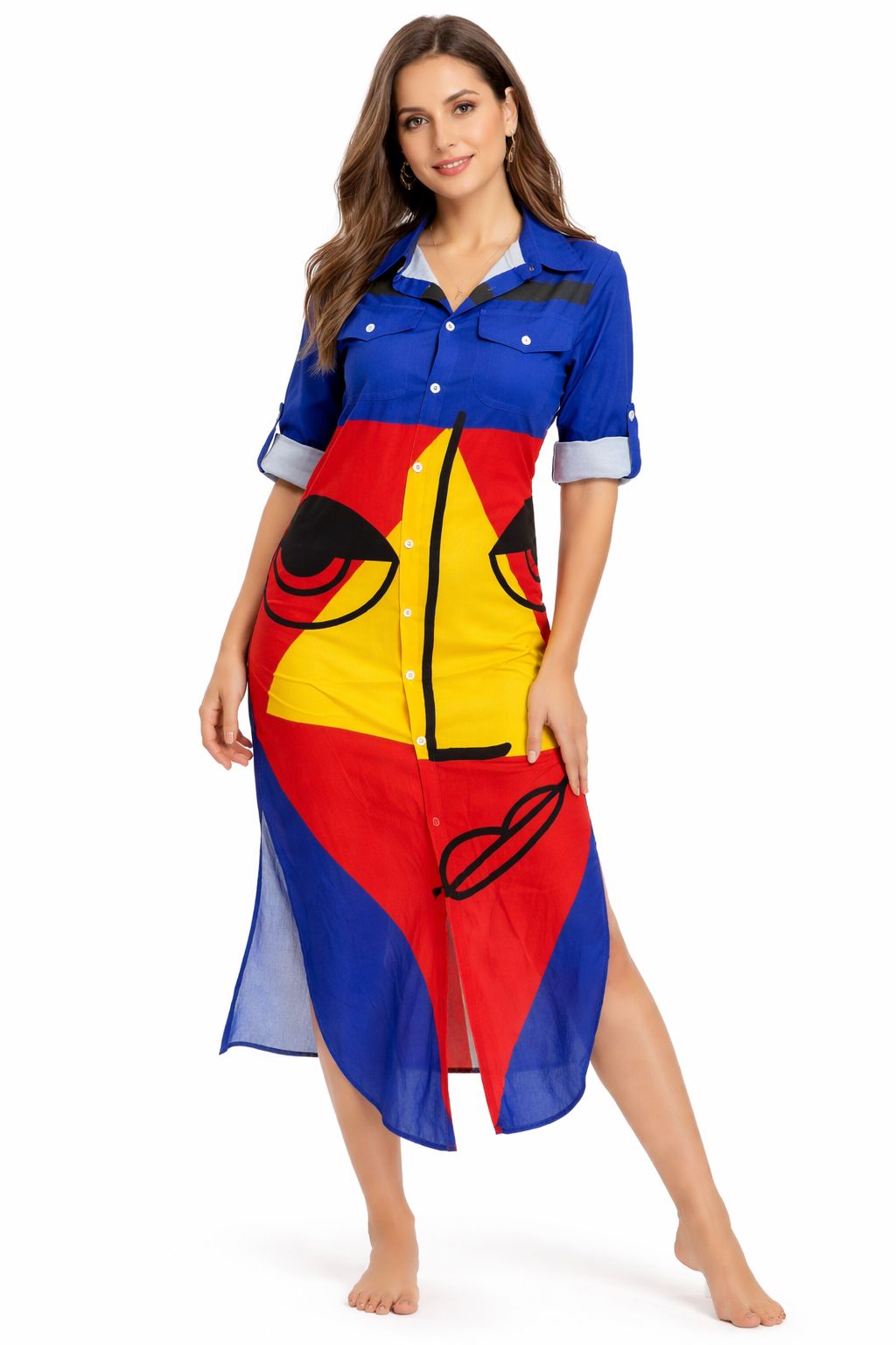 WhatsApp Image 2026-01-19 at 3.20.24 PM (1) Shirt Style Maxi Dress